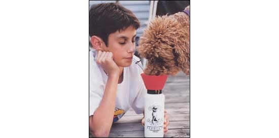 cool pooch1 The Cool Pooch Water Bottle: One bottle, two water supplies