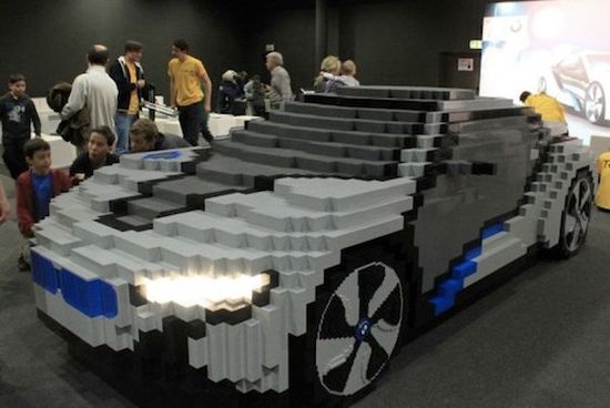 BMW invites kids to build a life size Lego replica of its i8 car llifesize leg0 bmw BMW invites kids to build a life size Lego replica of its i8 car
