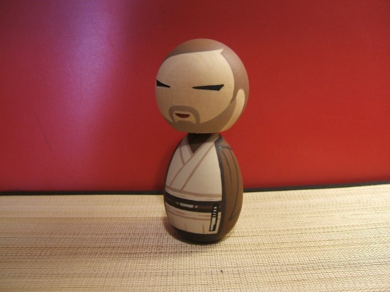 Star Wars inspired Kokeshi dolls make for great collectibles doll obivan 550x412 Star Wars inspired Kokeshi dolls make for great collectibles