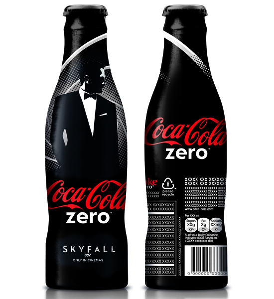 Джеймс Бонд на баночках Coca-Cola