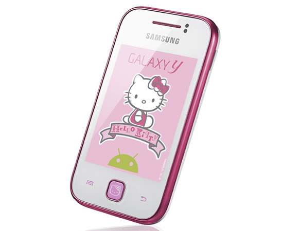 galaxy y hello kitty 1 Samsung unveils the Galaxy Y Hello Kitty Edition for Germany