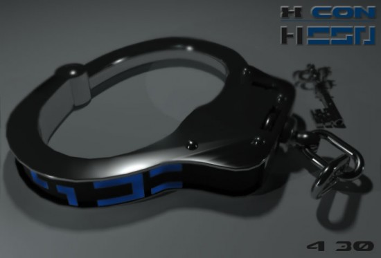 The fantastic X CON Handcuff Shaped Watch Design handcuff watch 2 550x373 The fantastic X CON Handcuff Shaped Watch Design