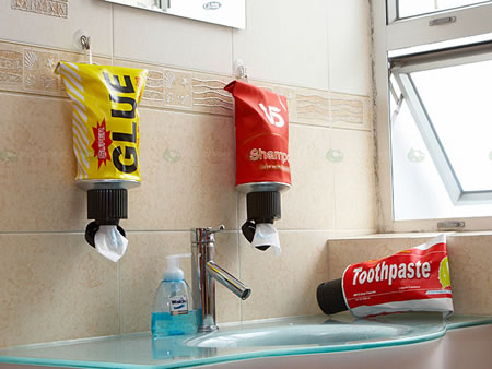 Collapsible Tube TP Dispenser 1 Collapsible Tube TP Dispenser is quirky and fun
