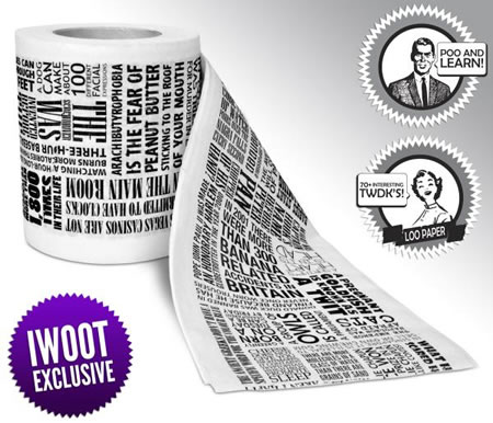 Loo Roll Things We Didnt Know Loo Roll entertains you in Toilet