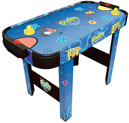 Nickelodeon SpongeBob 40 inch Turbo Hockey Table for fun family nights Nickelodeon SpongeBob Turbo Hockey Table Nickelodeon SpongeBob 40 inch Turbo Hockey Table for fun family nights