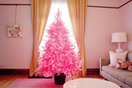 Pink Christmas Tree…never goes unnoticed! Pink Christmas Tree Pink Christmas Tree…never goes unnoticed!