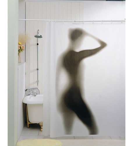 Sexy Shower Curtain, every bachelor's dream
