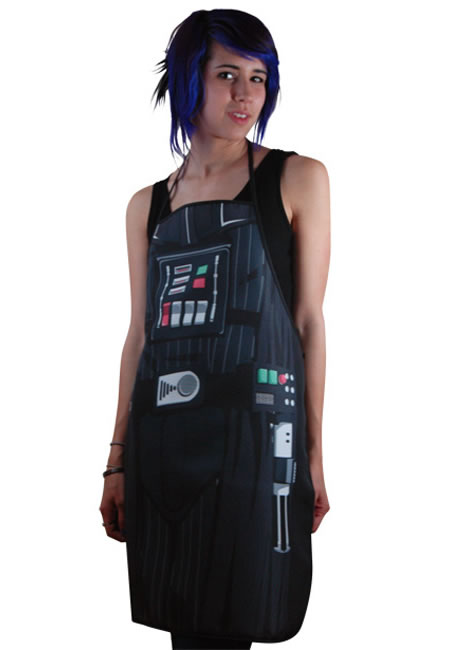 darth vader apron 1 Darth Vader Apron helps turn geeks into chefs