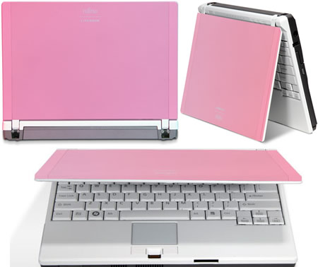 Fujitsu Limited Pink Edition LifeBook P7230 Notebook is chic p7230 Fujitsu Limited Pink Edition LifeBook P7230 Notebook is chic