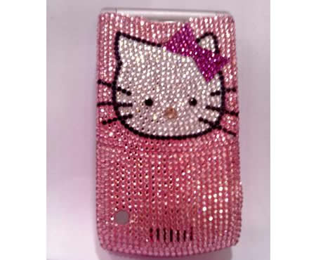 phone 2 Motorola RAZR V3   Swarovski studded Hello Kitty style