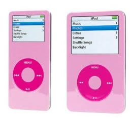 pinkipod Pink ColorWare iPods is now available via Target