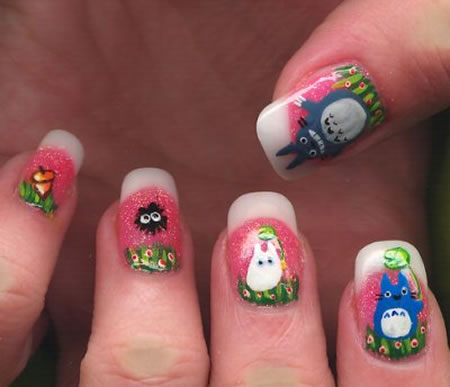 summer nail art2 Funky Nail Art is the new summer trend