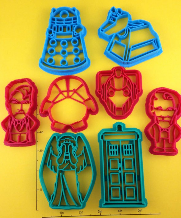 doctor who cookie cutter 1 590x709 Doctor Who Cookie Cutters: For celestial baking!