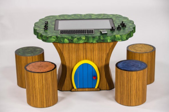 Designer transforms Lenovo tabletop PCs into beautiful furniture lenovo tabletop furniture 1 590x393 Designer transforms Lenovo tabletop PCs into beautiful furniture